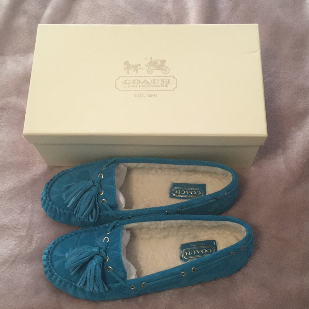 NWOT Coach moccasins